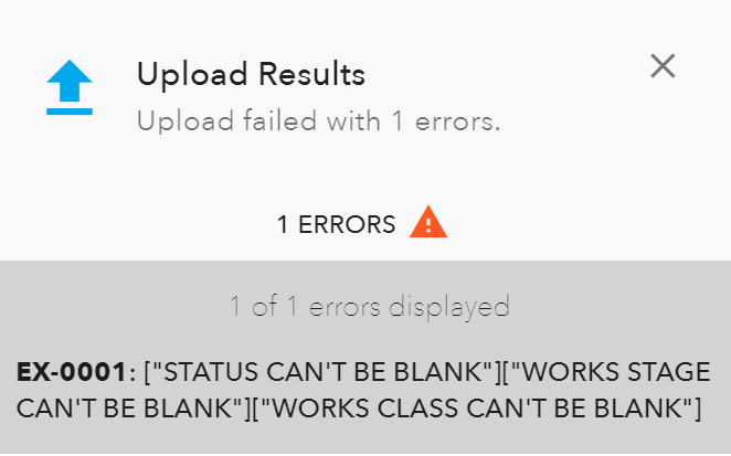 Upload Error