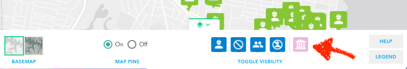 Local Government Boundaries button