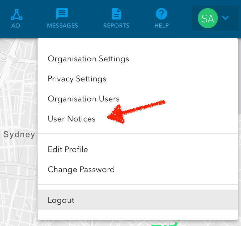 User Notices