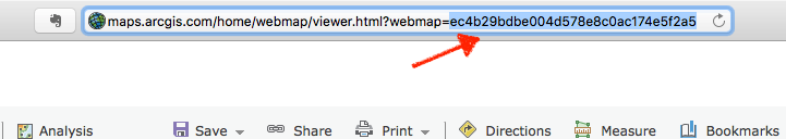 WebMap ID