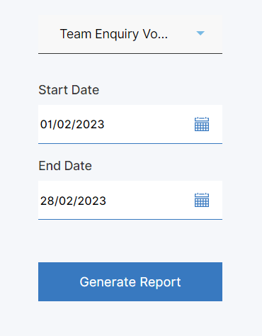 Reporting date picker
